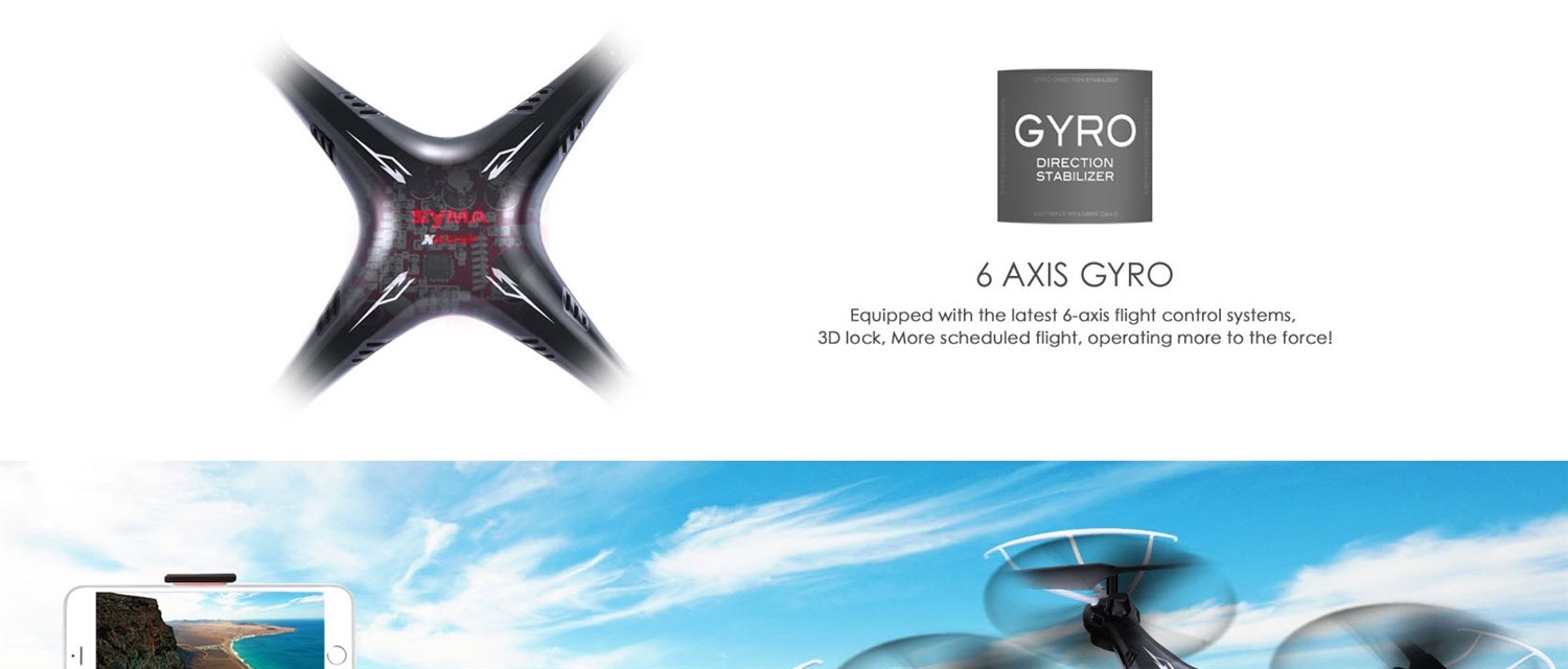 Syma X5SW drone - Med HD kamera & WIFI-link