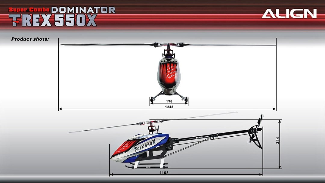 Align T-Rex 550X Super Combo