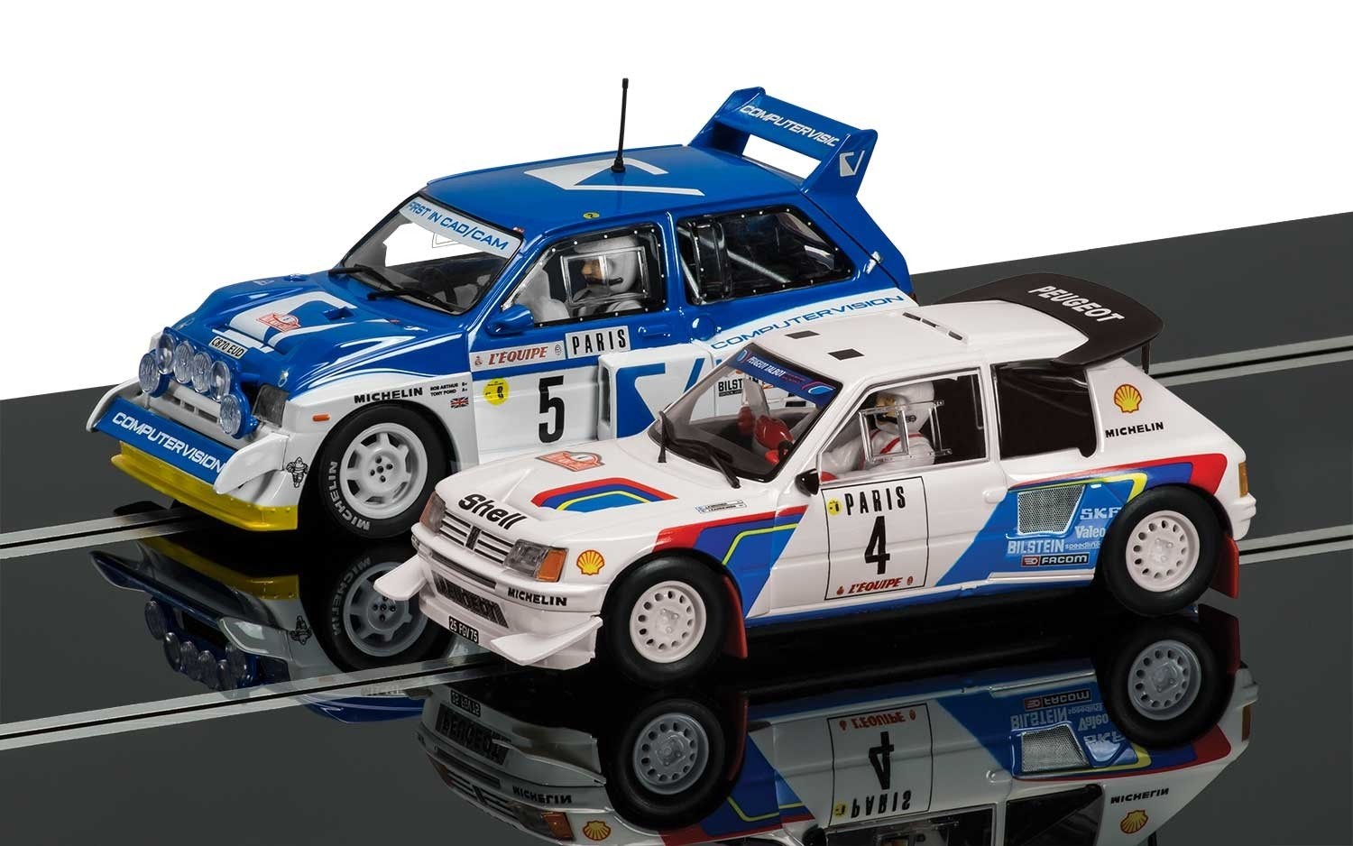 Scalextric Classic - Peugeot & MG