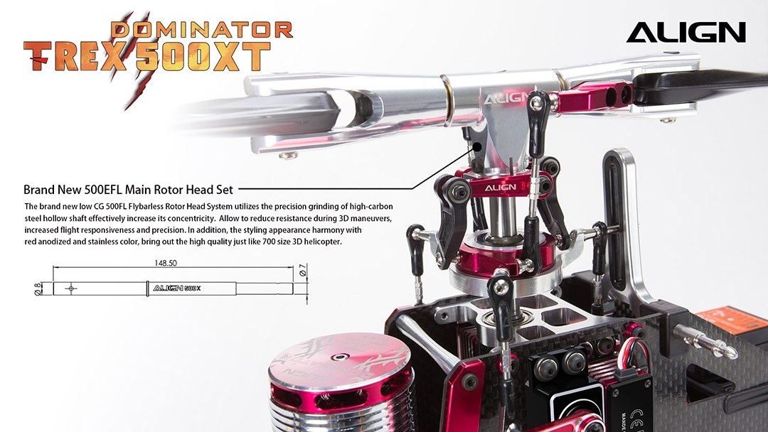 Align T-Rex 500XT Dominator TOP Combo