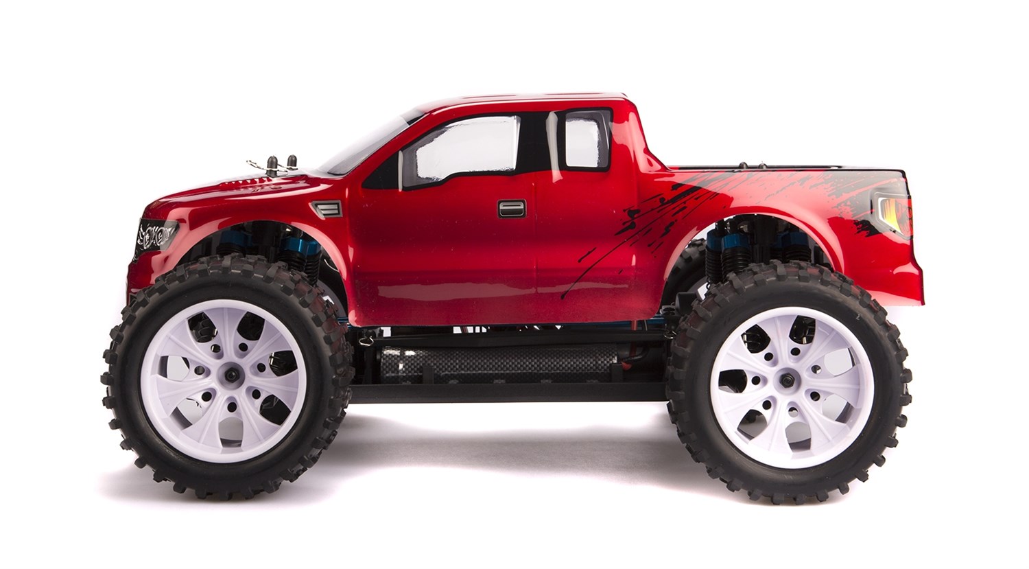 HSP Brontosaurus Monster 1:10 Hvid :: Komplet