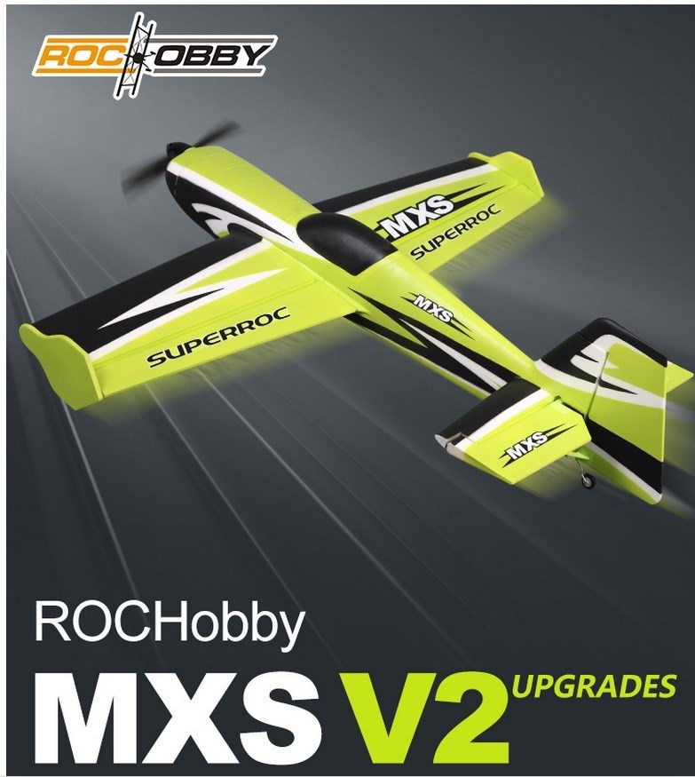 RocHobby MXS V2 3D Reflex V2-Gyro 1100mm PNP