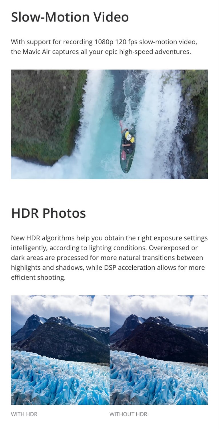 DJI Mavic Air - Fly More Combo - Arctic White