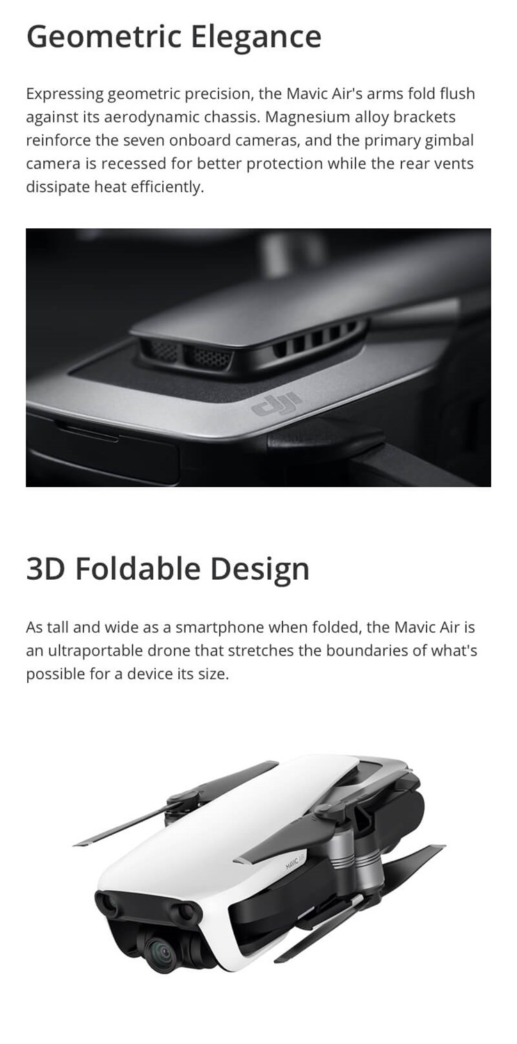 DJI Mavic Air - Fly More Combo - Arctic White