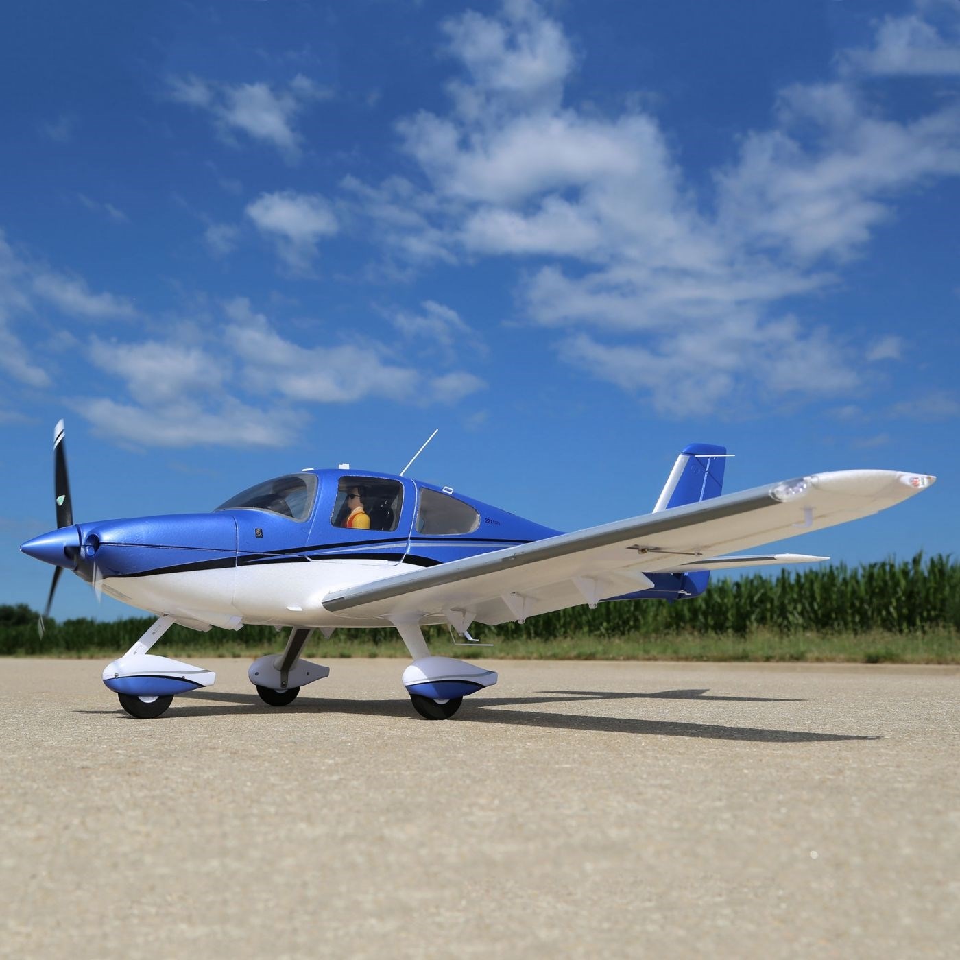E-Flite Cirrus SR22T 1.5m BNF Basic AS3X & SAFE