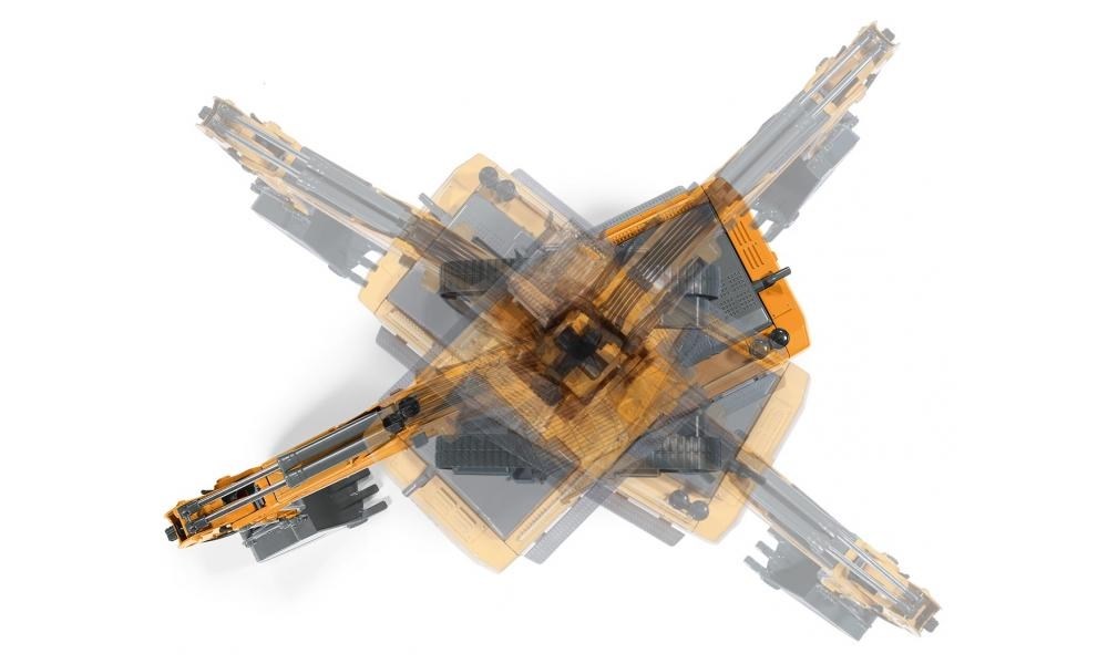 SIKU Gravemaskine Liebherr R980 - 1:32