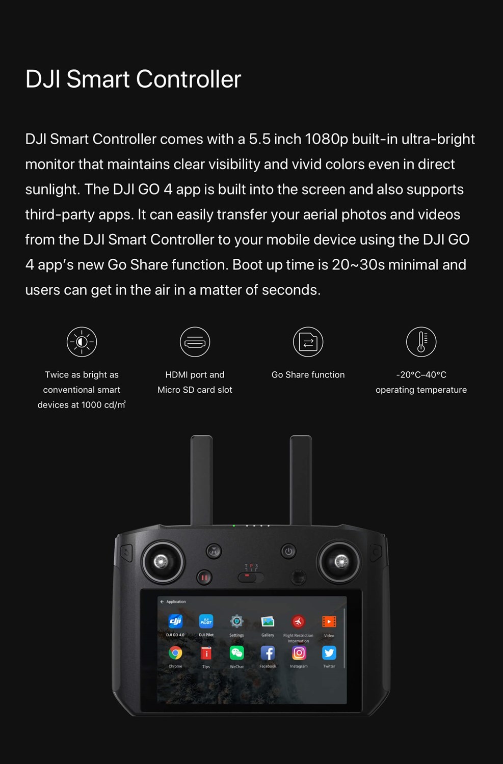 DJI Mavic 2 Pro ink Smart Controller