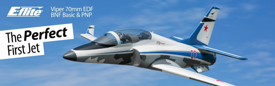 E-Flite Viper 70mm EDF BNF Basic AS3X and SAFE 