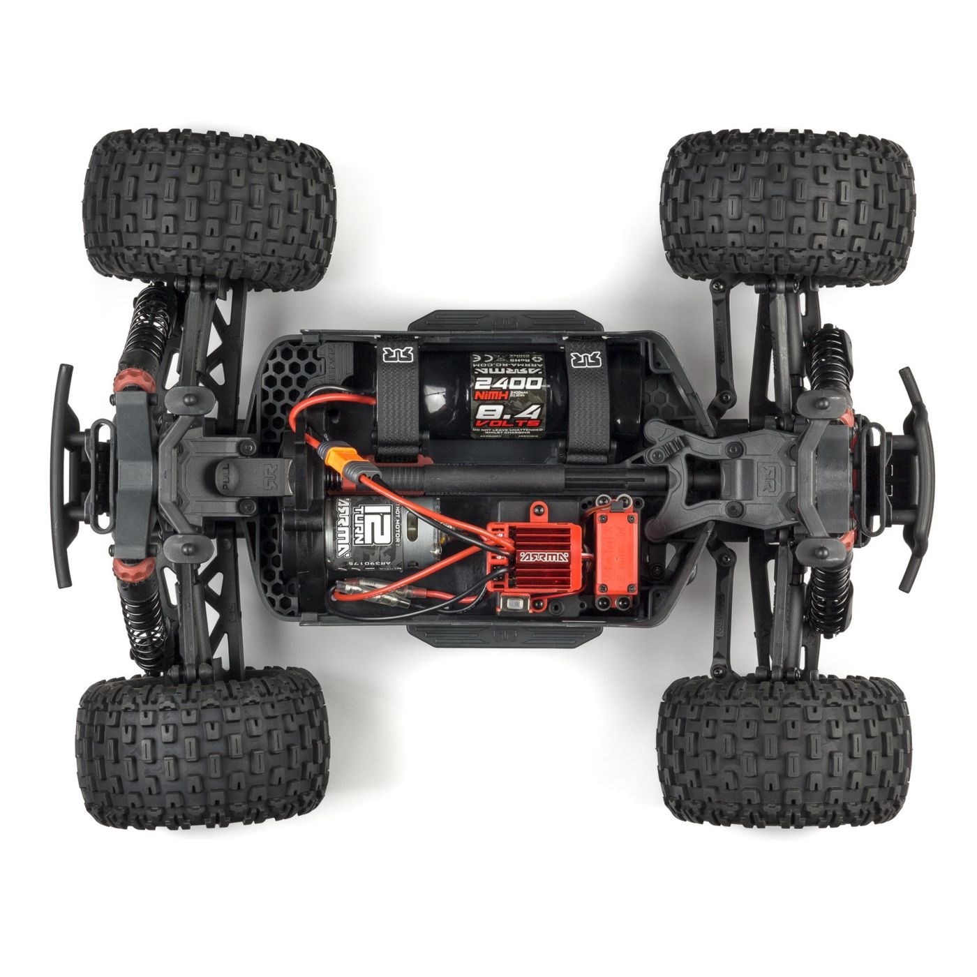 ARRMA Granite Mega 4WD Red/Black - Komplet