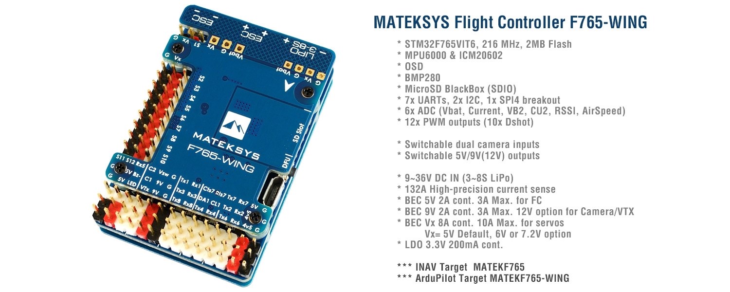 Mateksys F765-WING flyvemaskine