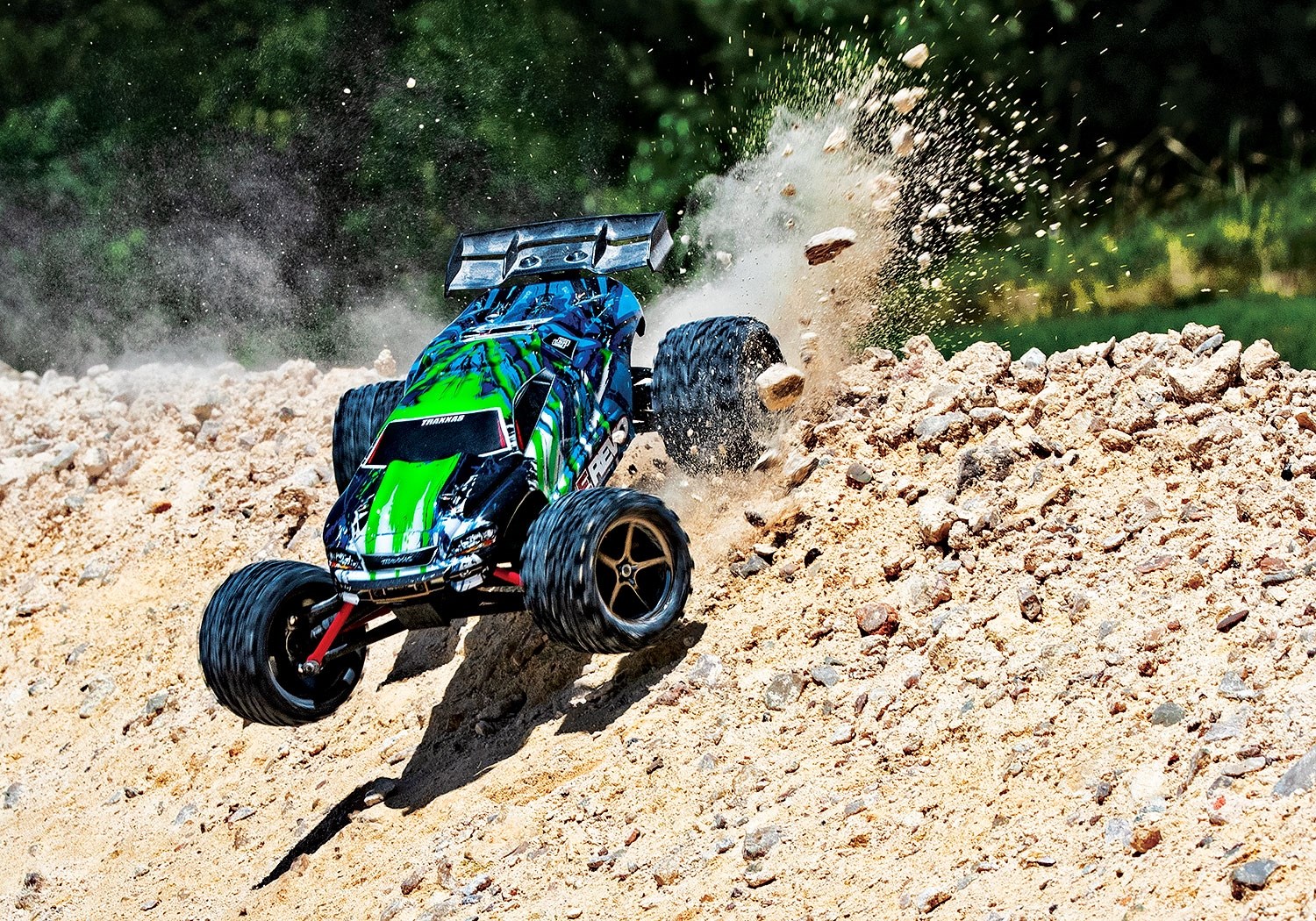 Traxxas E-Revo 1/16 4WD b�rstet RTR - Gr�n