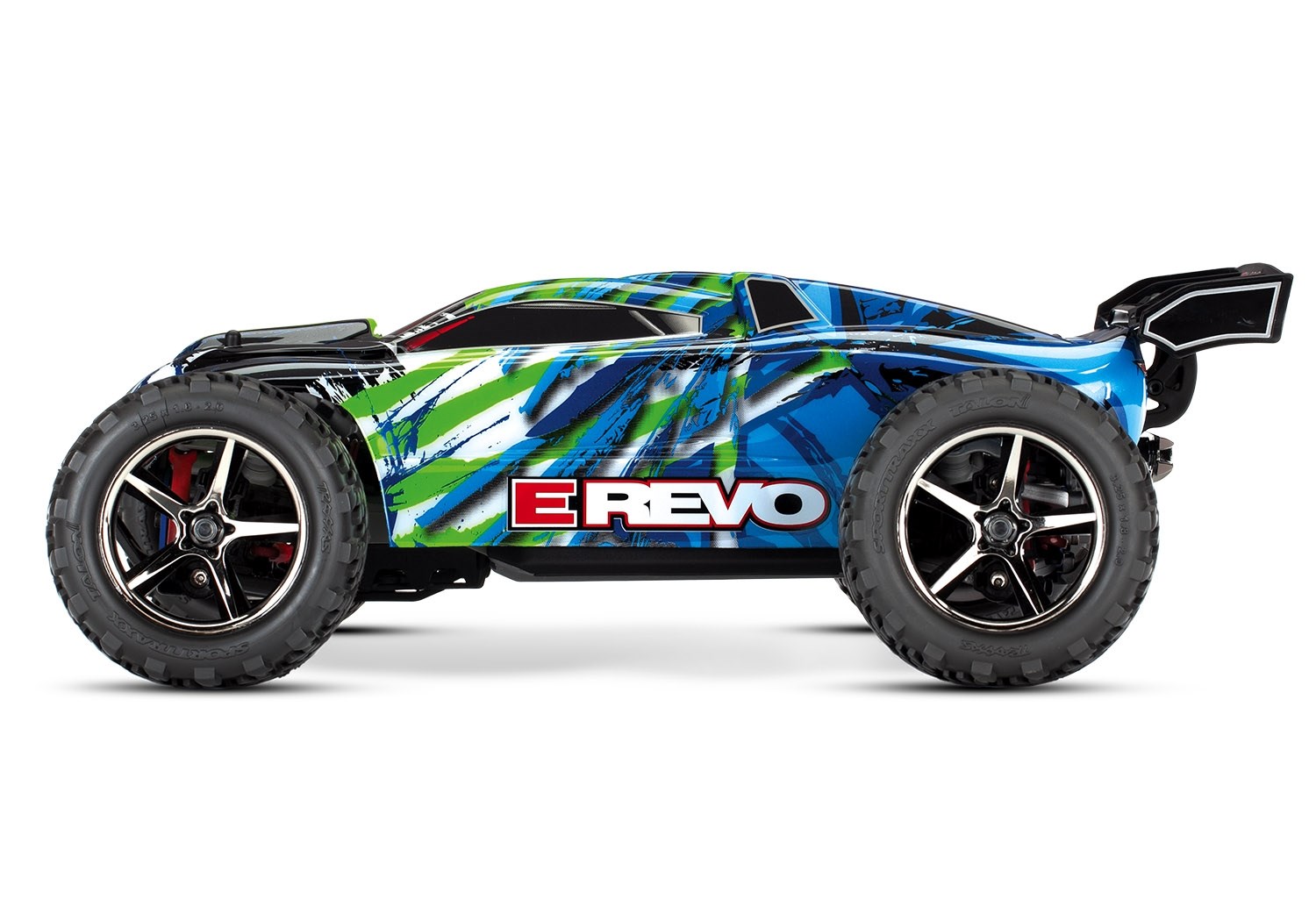Traxxas E-Revo 1/16 4WD b�rstet RTR - Gr�n