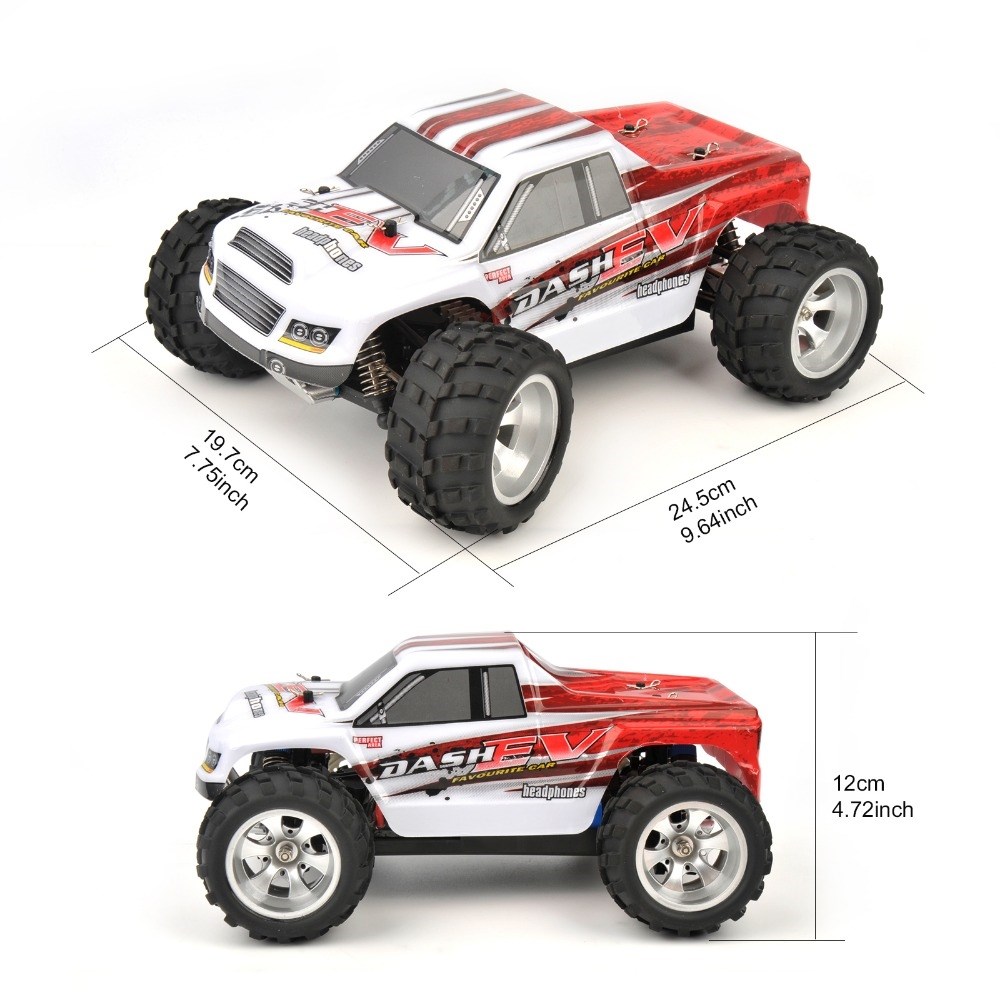 WLToys Monster A979-B 1/18 4WD 70 km / t - Komplet