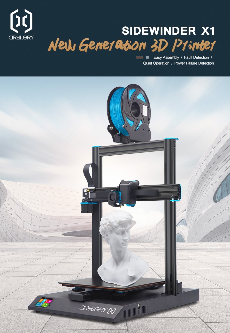 Artillery Sidewinder X1 3D-printer