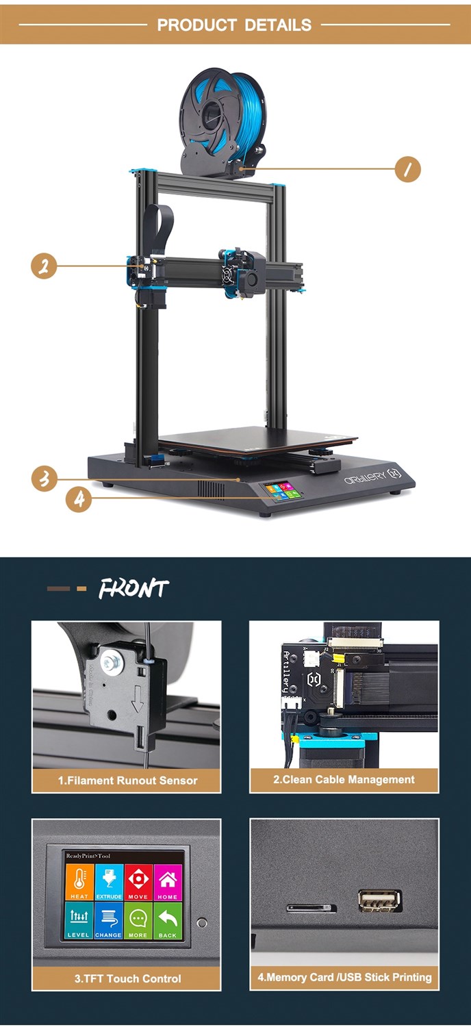 Artillery Sidewinder X1 3D-printer