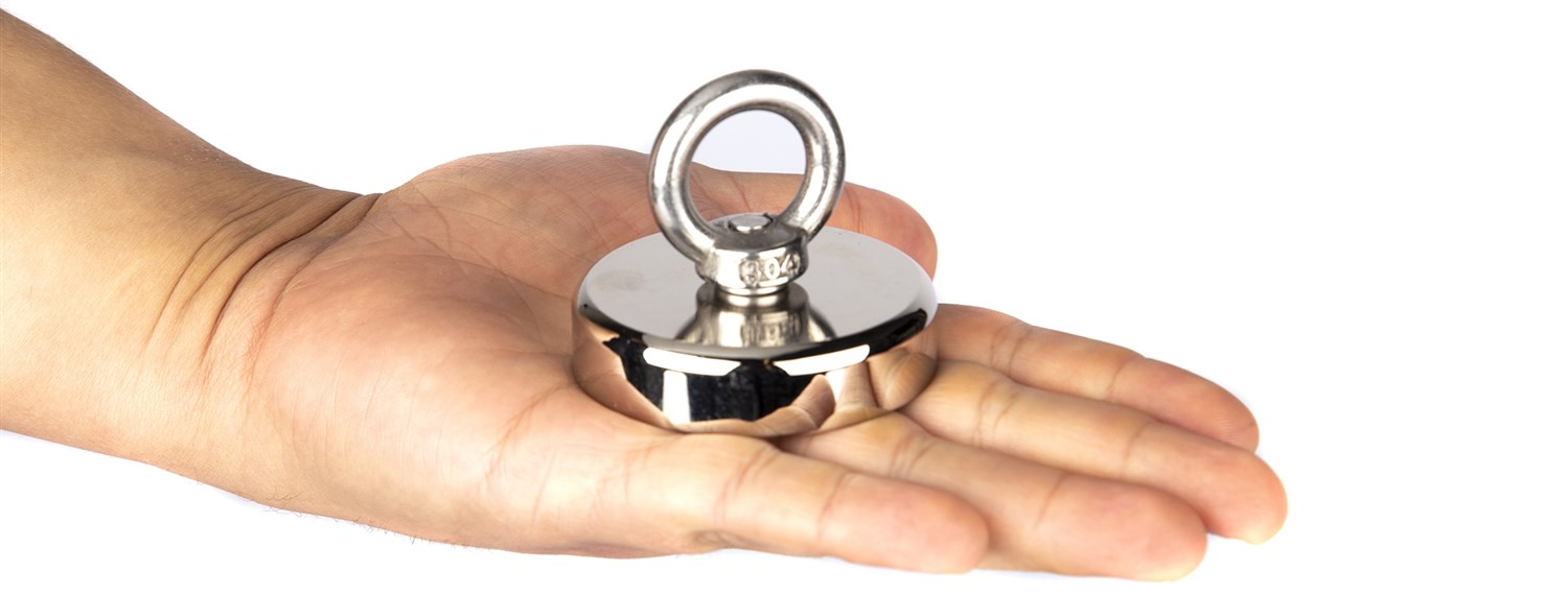 Supermagnet til magnetisk fiskeri - 160 kg