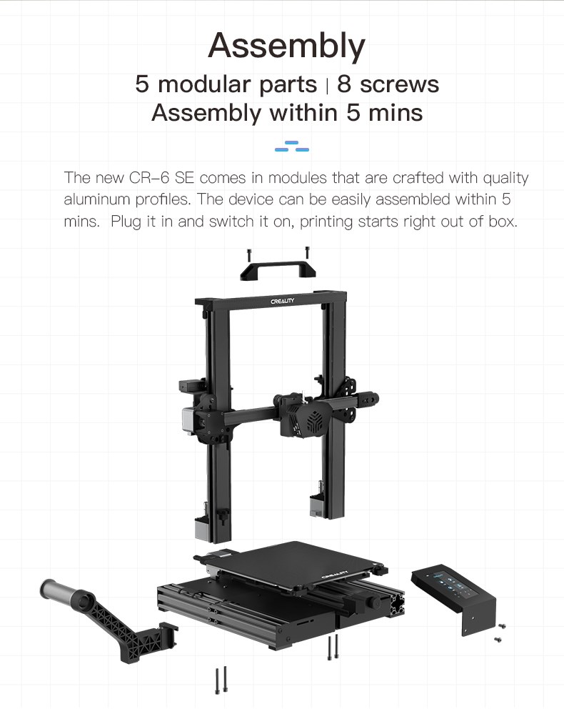 Creality CR-6 SE 3D-printer