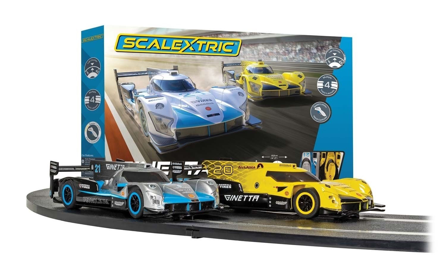 Scalextric Racerbane - Ginetta Racers Set