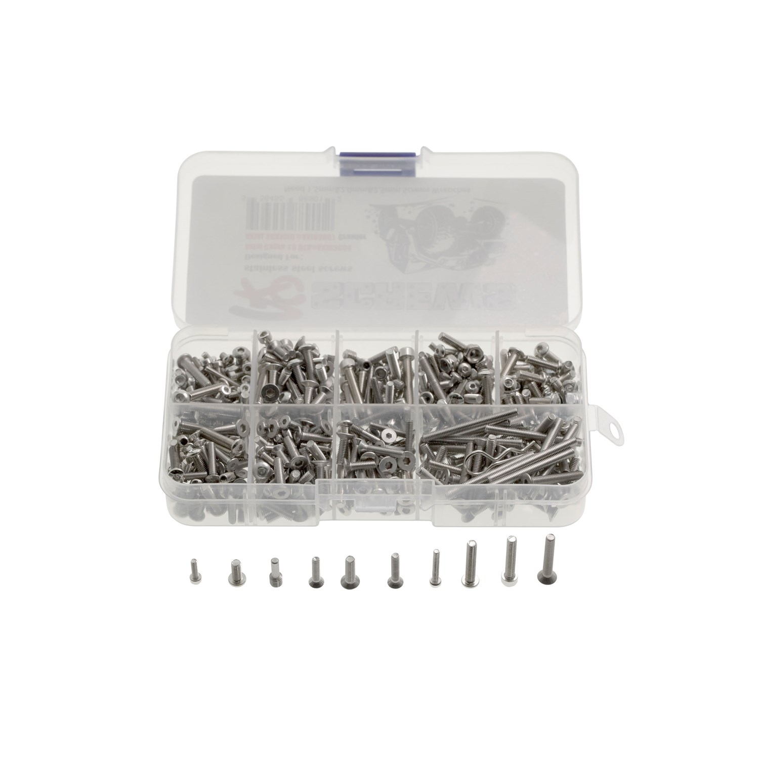 HobbyDetails S.Steel Full Car Screw Kit SCX10III