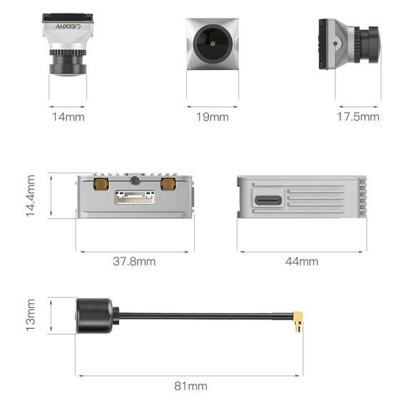 CaddX DJI FPV Air Unit Kit - Polar Camera
