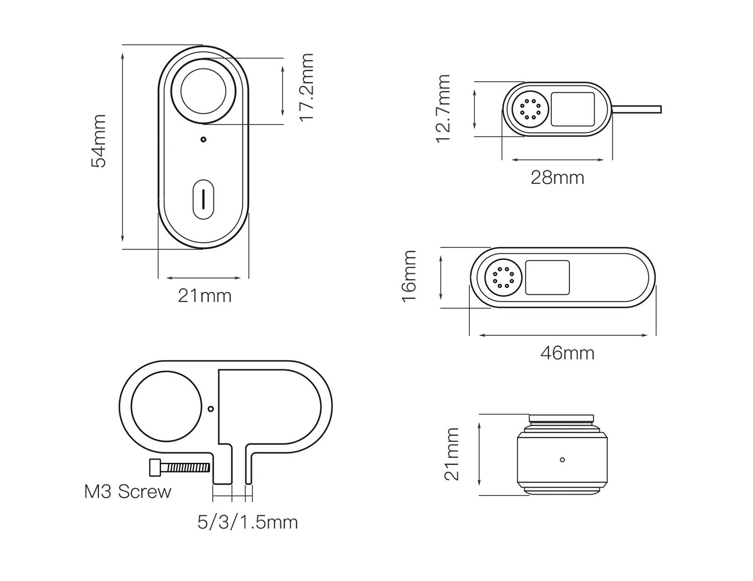 CaddX Peanut FPV Action Camera