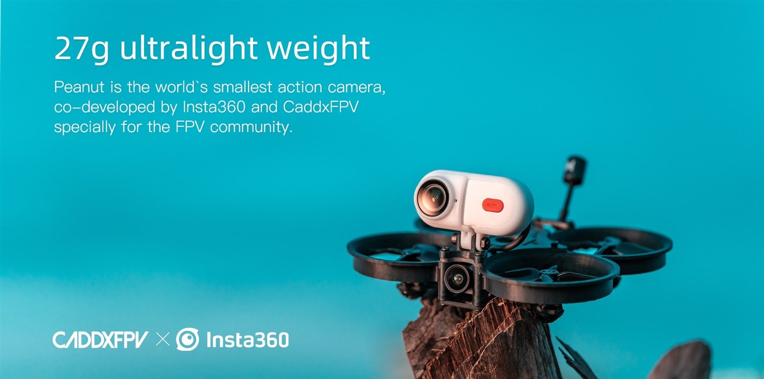 CaddX Peanut FPV Action Camera
