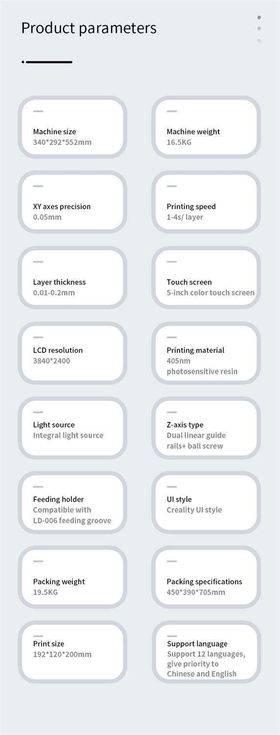 Creality Halot-SKY CL-89 