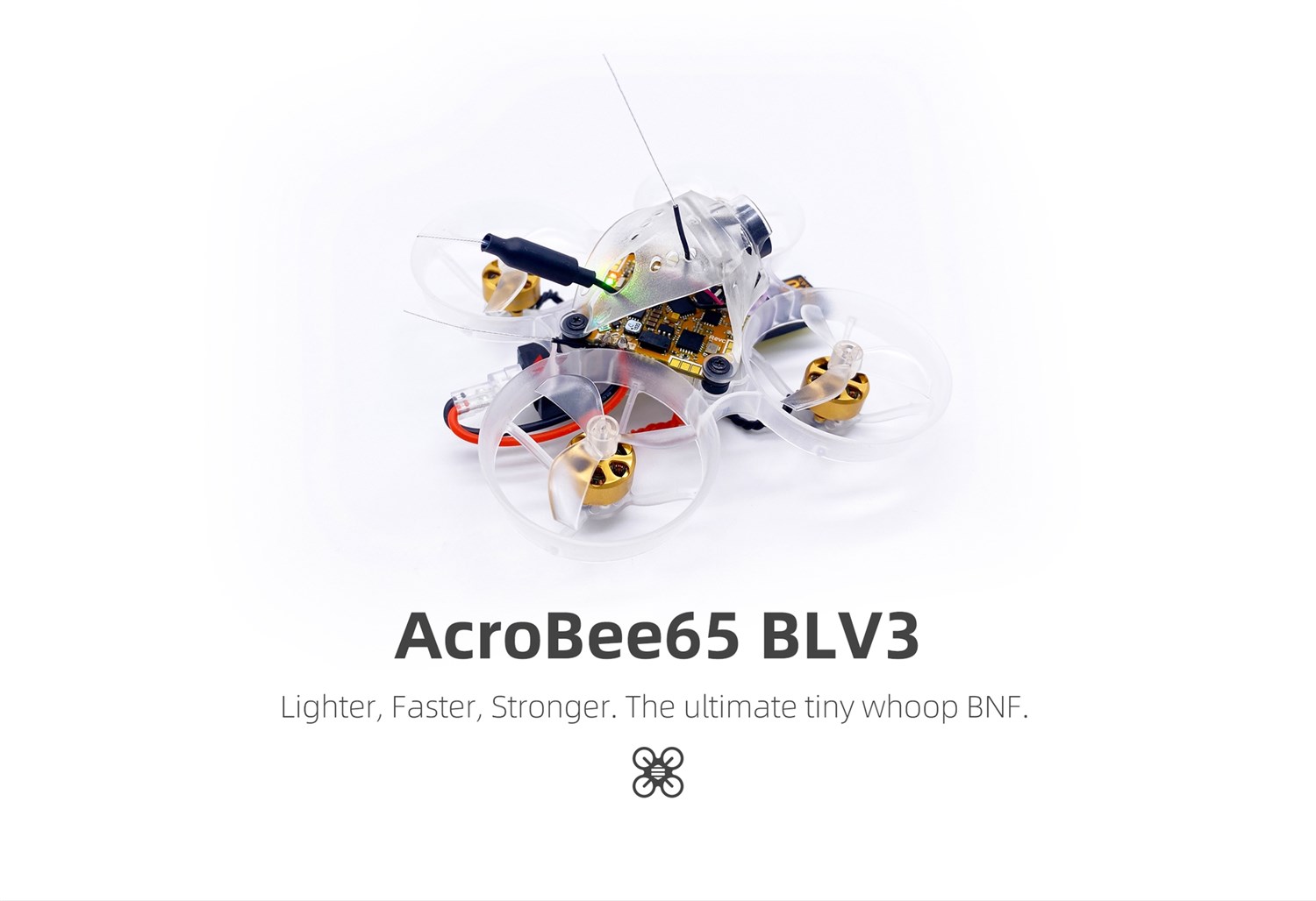 NewBeeDrone AcroBee65 V3 1-2S BNF FrSky