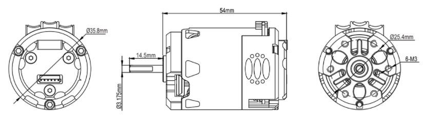 Surpass Hobby Rocket 540 5.5T V3 Modificeret