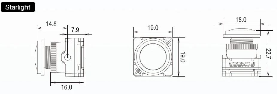 Foxeer Digisight 3 Starlight Micro 720P Sort