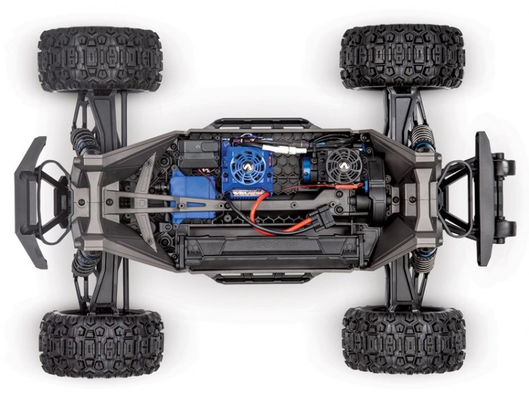 Traxxas WideMaxx 4x4 Brstels RTR Gul