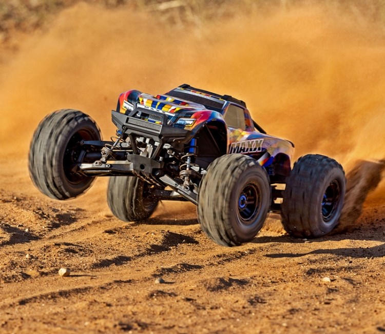 Traxxas WideMaxx 4x4 Brstels RTR Gul