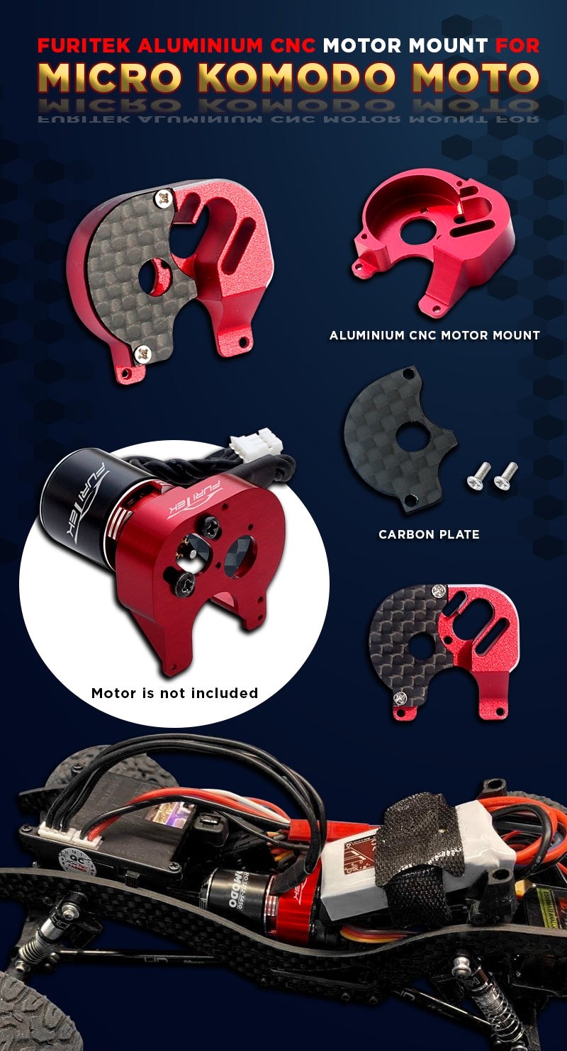 Furitek Aluminium CNC Motor Mount Micro Komodo