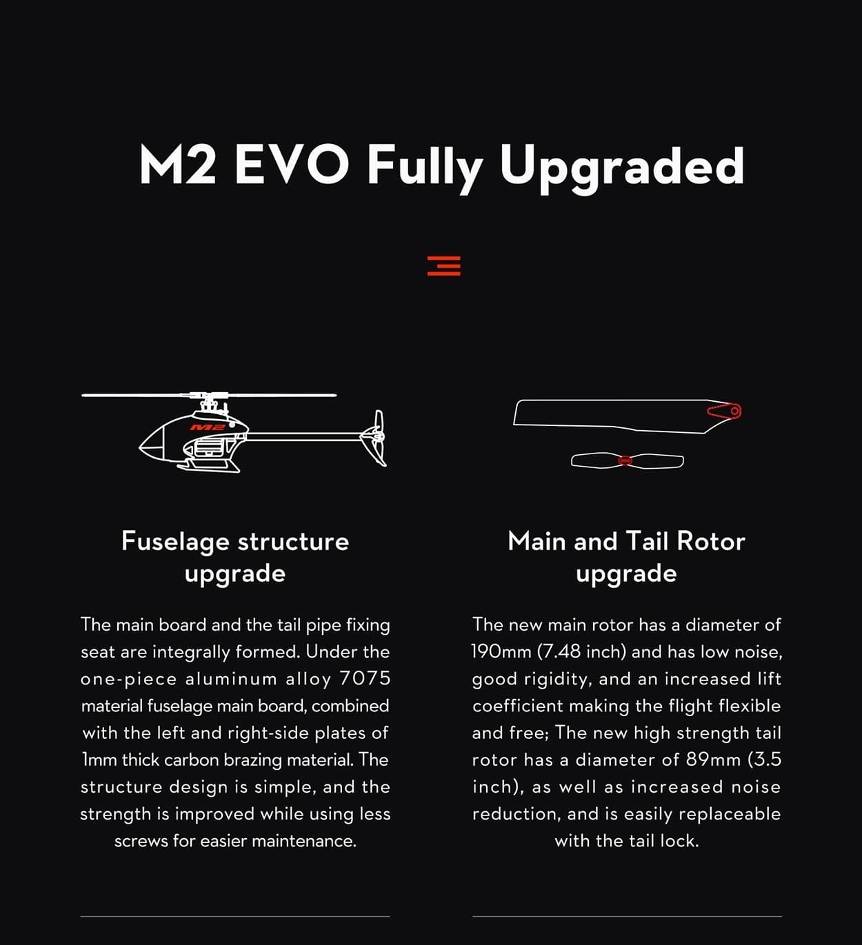 OMP Hobby M2 Evo BNF Helikopter - Hvid