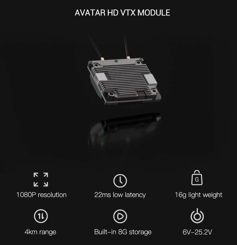 Walksnail Avatar HD VTX-modul