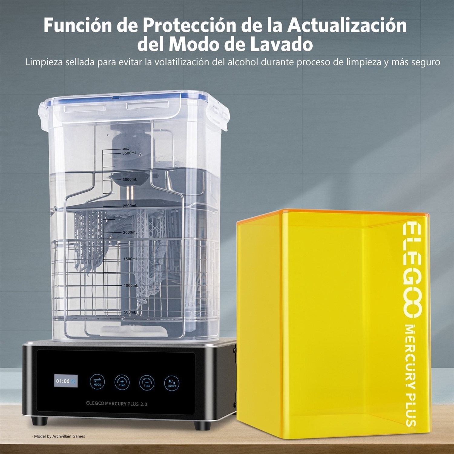 Elegoo Mercury Plus V2.0 vaske- og hrdningsstatio