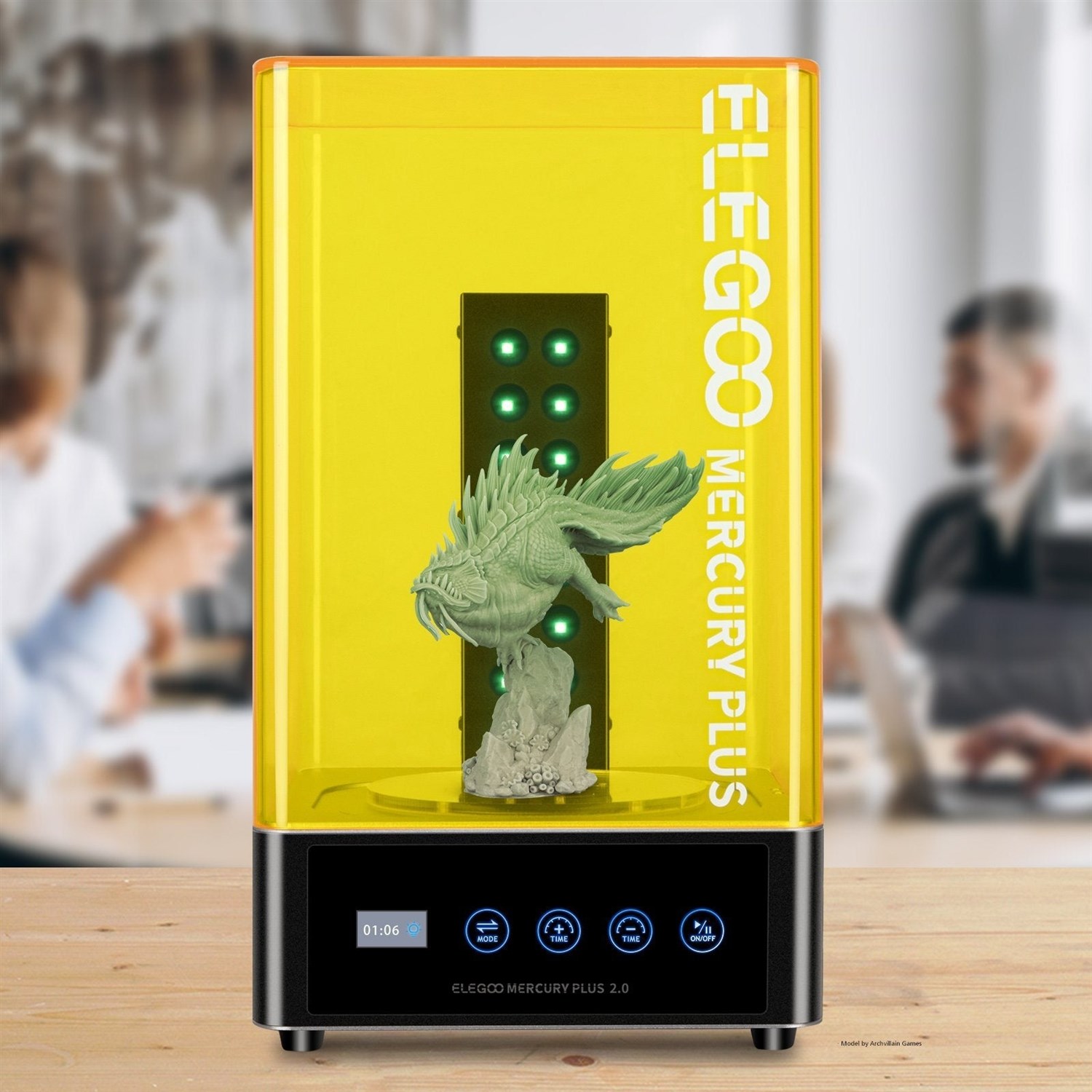 Elegoo Mercury Plus V2.0 vaske- og hrdningsstatio