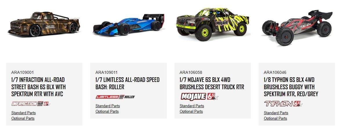 ARA310447 Wheel Hex 17mm / 13.6mm Thick Red (2)