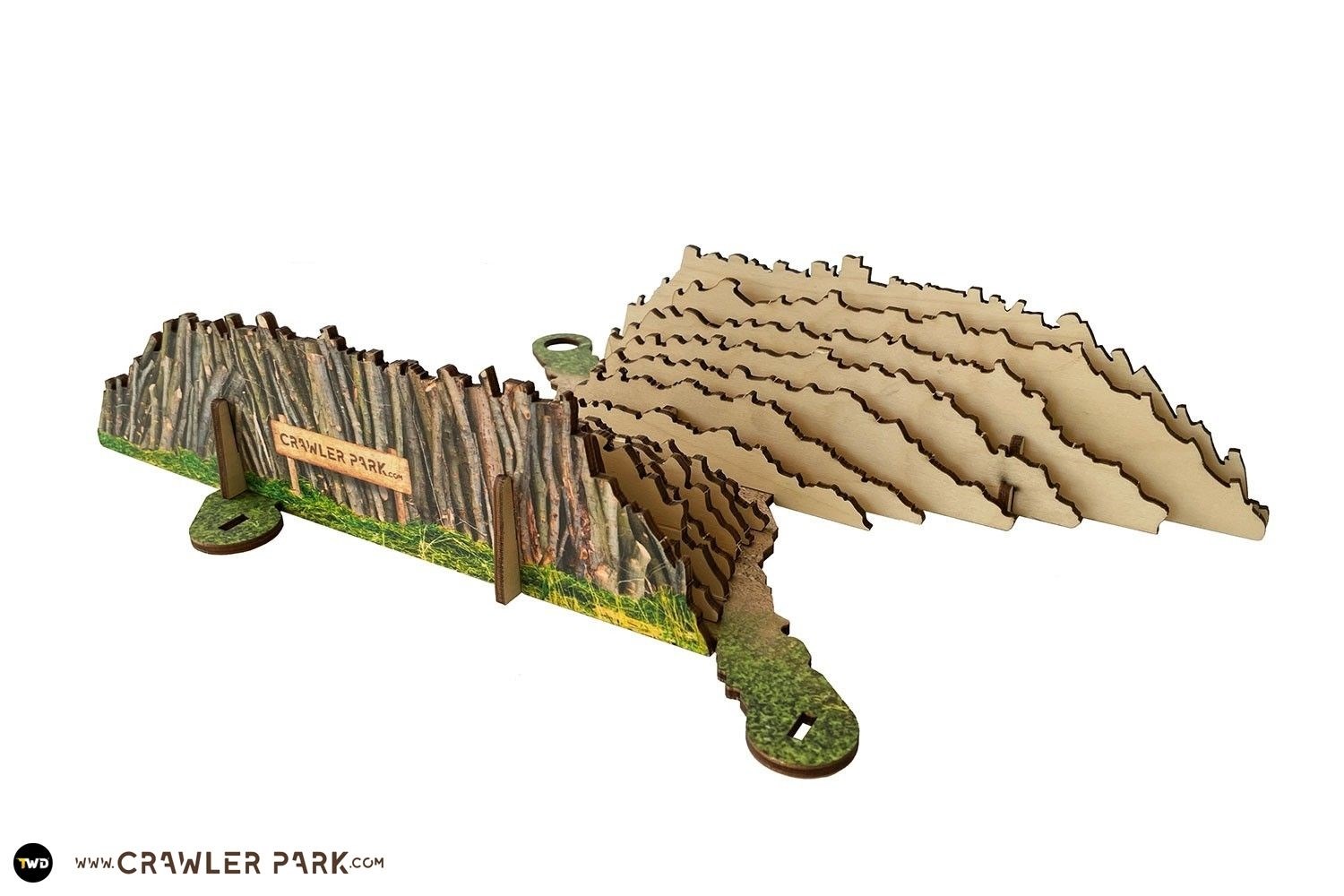 Crawler Park - St med 5 forhindringer for 1/18 &a