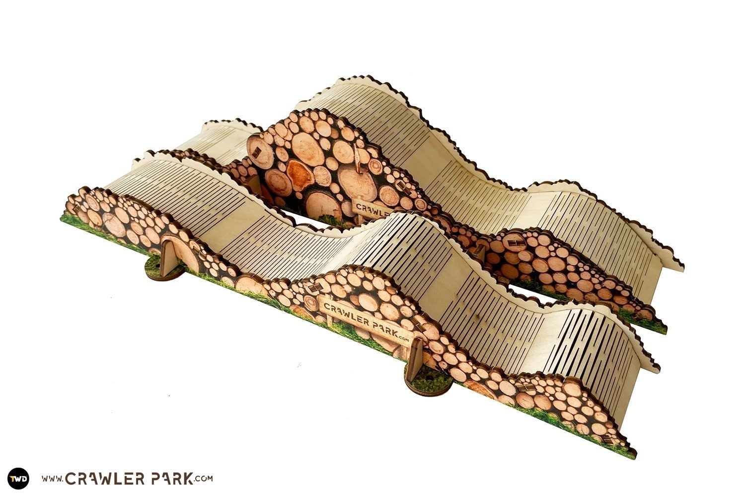 Crawler Park - St med 5 forhindringer for 1/18 &a