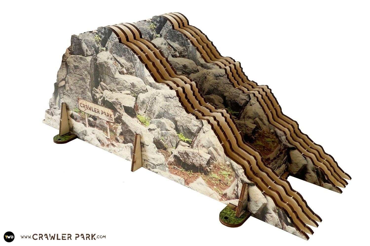 Crawler Park - St med 5 forhindringer for 1/18 &a