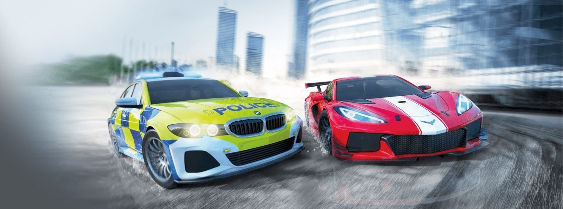 Scalextric Racerbane - Police Chase