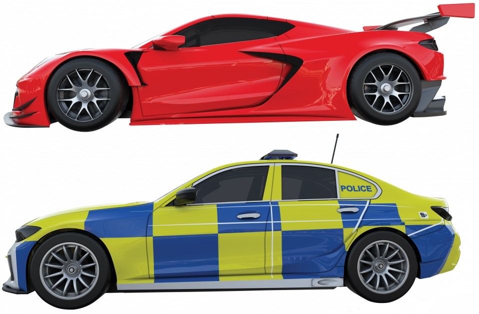 Scalextric Racerbane - Police Chase