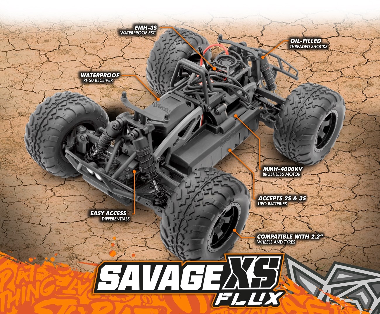 HPI Savage XS Flux V2 2.4 GHz