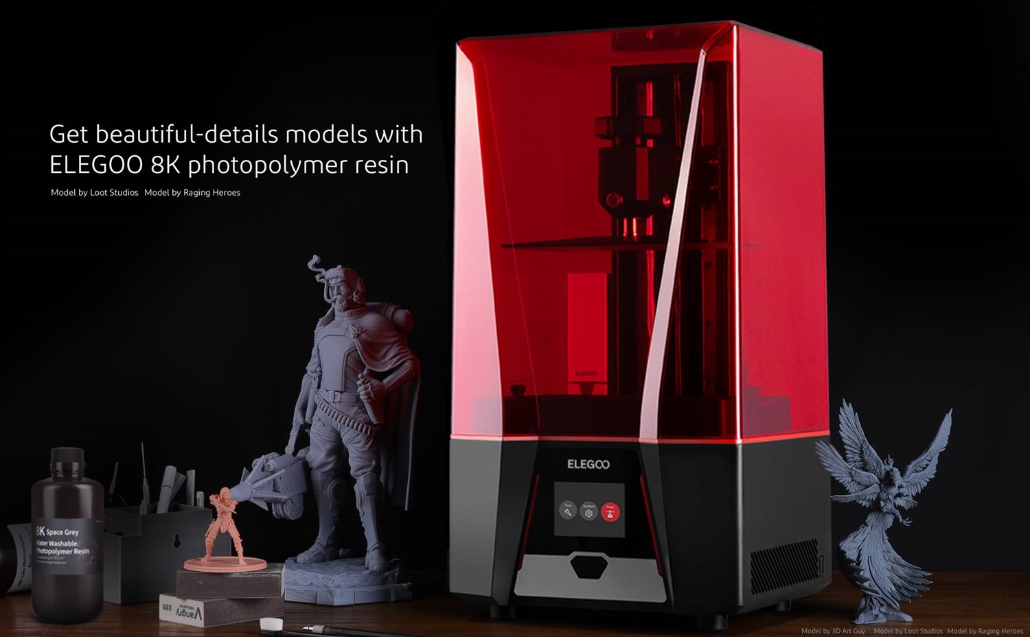 ELEGOO Saturn 2 - MSLA Resin - 8K 3D-printer