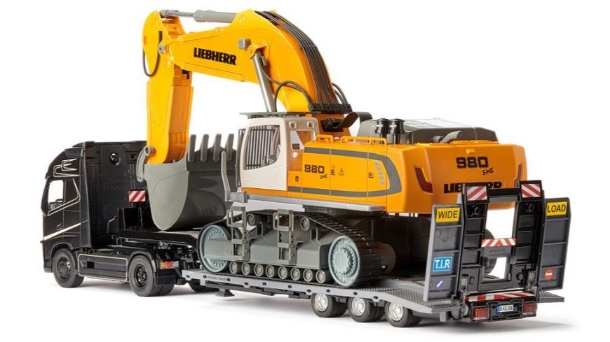 SIKU Lastbiltrailer - 3-akslet lavlsser