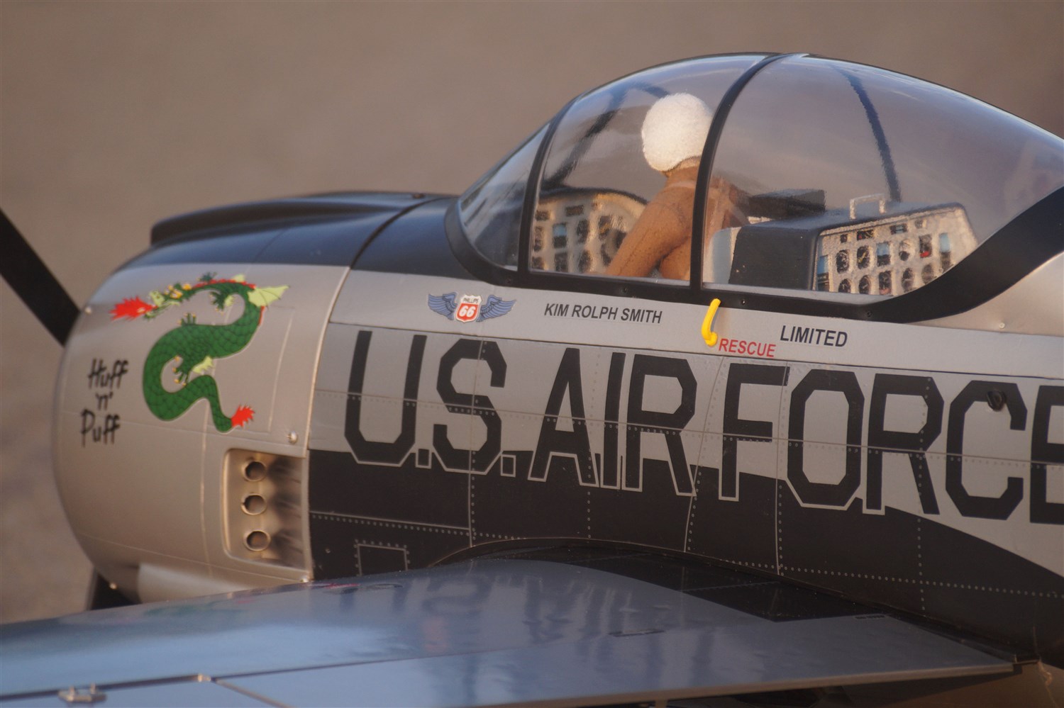 VQ T-28 Trojan Silver 1.77m 20cc GP/EP