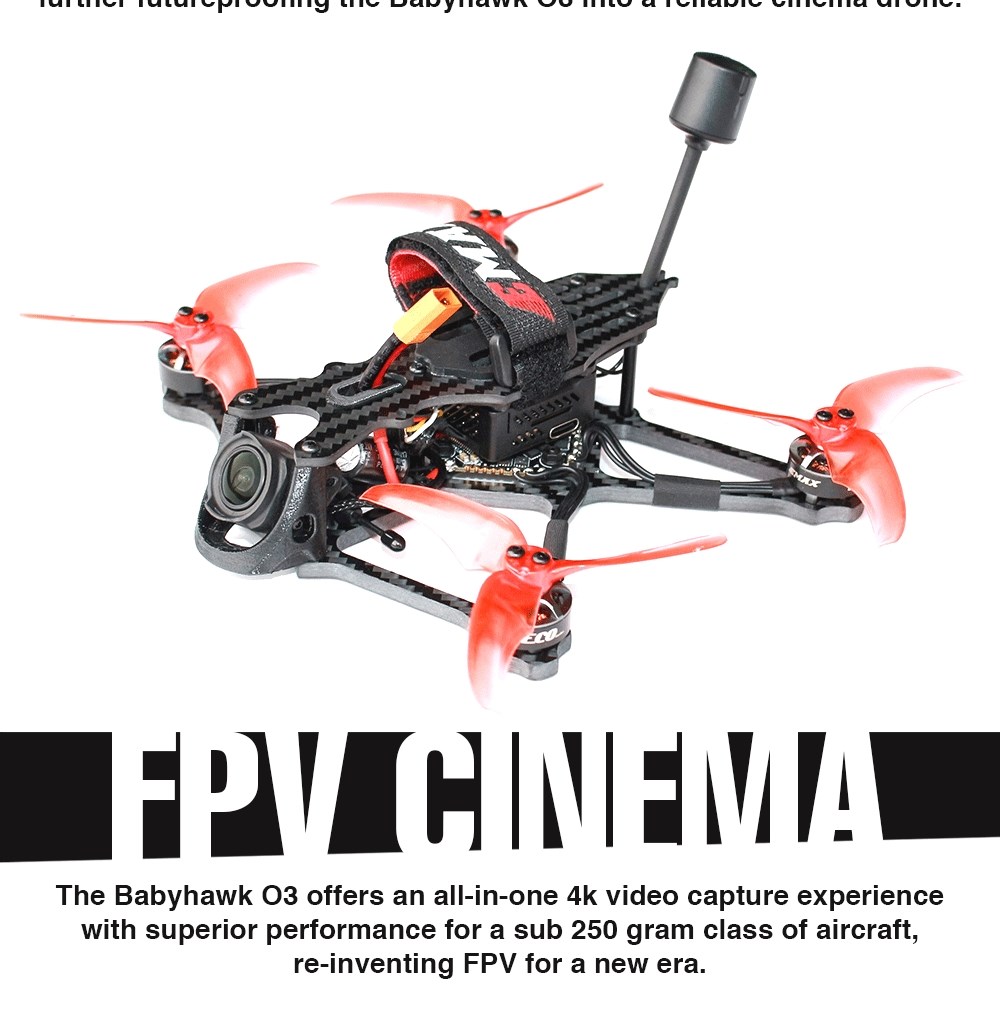 EMAX Babyhawk O3 3.5 tommer 4S ELRS