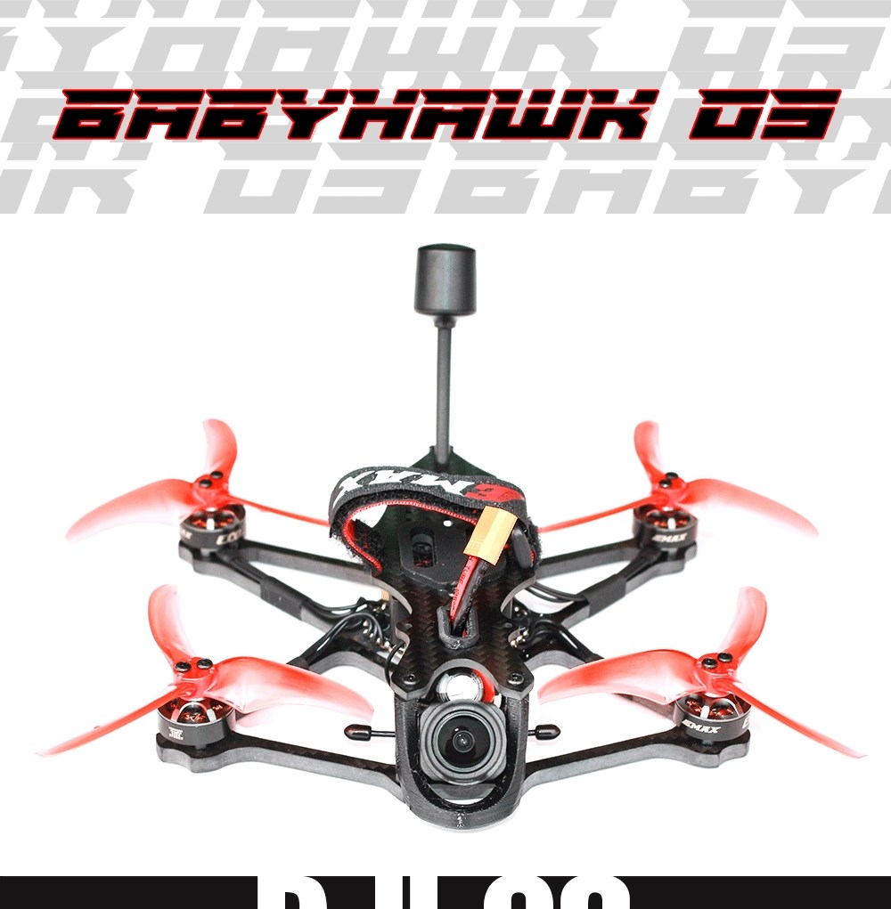 EMAX Babyhawk O3 3.5 tommer 4S ELRS