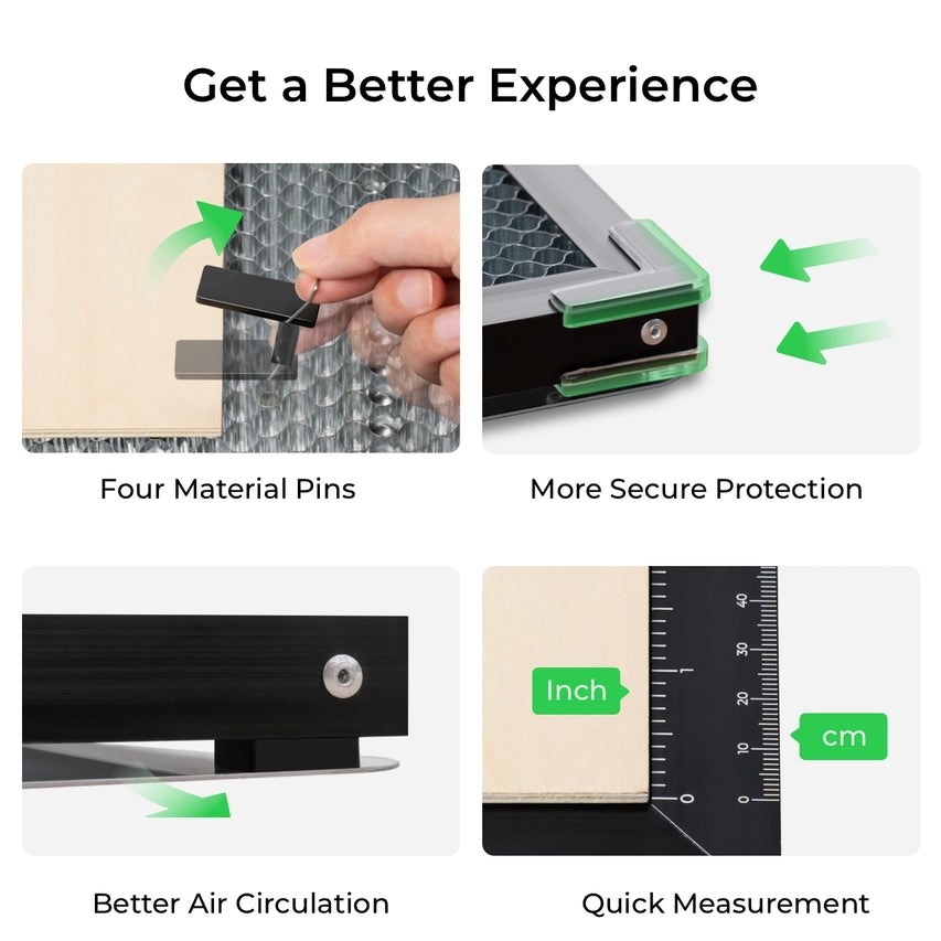 xTool D1 Extension Honeycomb Working Panel Set